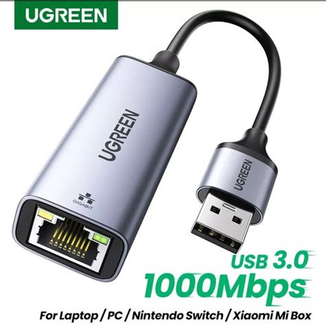 Jual Ugreen Gigabit Ethernet Adapter Usb To Lan Rj Mbps