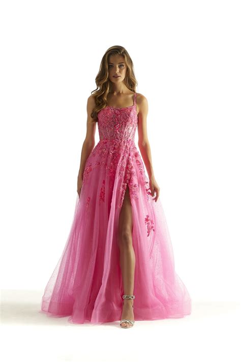 Morilee 49023 Neon Pink Elizabeth Marie Prom