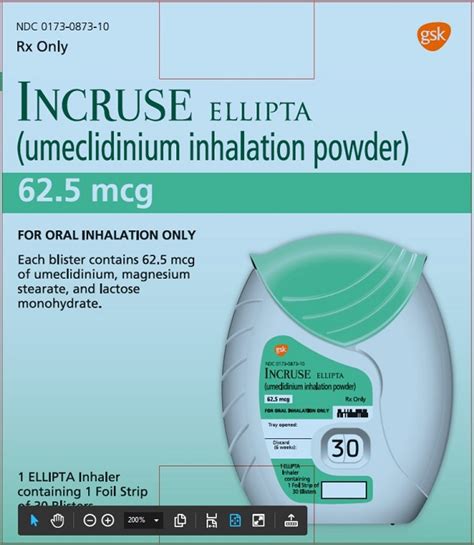 Order Umeclidinium Incruse Ellipta 625 Ug1 Aerosol Powder Online