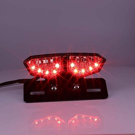 Chemini W Led Feu Arri Re De Moto Int Gr Feu De Freinage