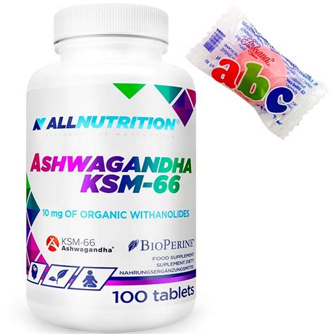 Allnutrition Ashwagandha Ksm Tabletek Porcji Na Dni