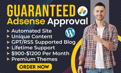 Develop Google Adsense Approved Wordpress Websites On Niches By Web