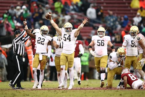 Notre Dame 45 Stanford 24 Highlights And Post Game Video One Foot Down