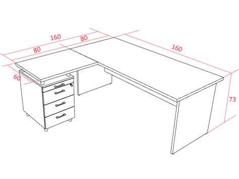 Bureau Droit T Line L160cm Avec Caisson 3tm Burreau