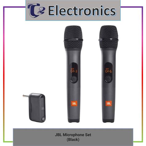 JBL Wireless Microphone Set Wireless Two Microphone System T2