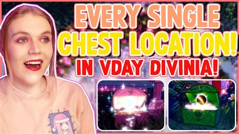 All Chest Locations Updated Valentines Divinia Park Chests 🏰 Royale