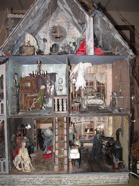 Doll House Haunted Dollhouse Dollhouse Holiday Haunted House Diy