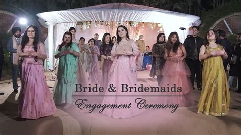 Bride And Bridemaids Sakshi Rishabh Raqsa Entertainment Youtube