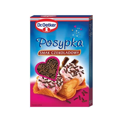 Posypka cukrowa czekoladowe pałeczki Dr Oetker 80 g