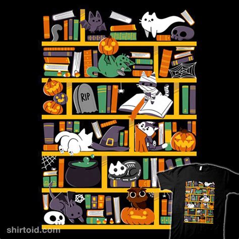 Halloween Library - Shirtoid