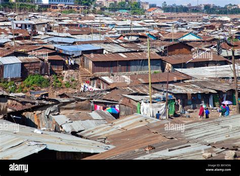 Mathare Slums Nairobi Kenya Stock Photo Alamy