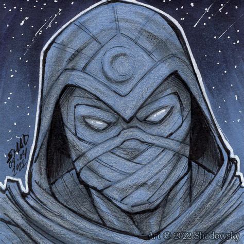 Moon Knight Postits By Shadowsky On Itaku