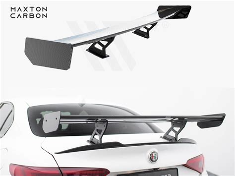 Carbon Spoiler Alfa Romeo Giulia Quadrifoglio Maxton Design UK