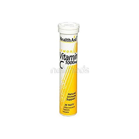 Buy Healthaid Vitamin C 1000 Mg Effervescent Tablet Lemon 20s Online