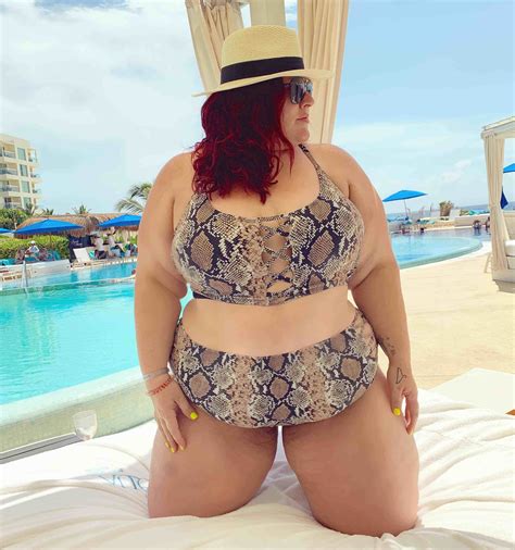 Plus Size Resort Wear Look Book Swim Suit Two Piece Fashion To Figure