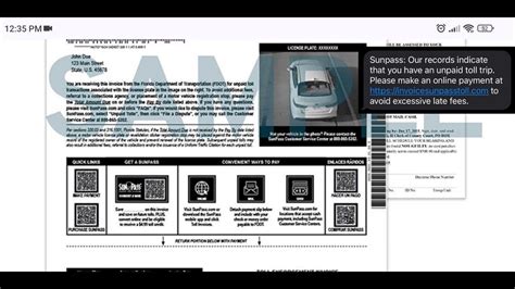 You Have Unpaid Toll Trip Message Invoice Sunpass Toll Scam Explained Youtube