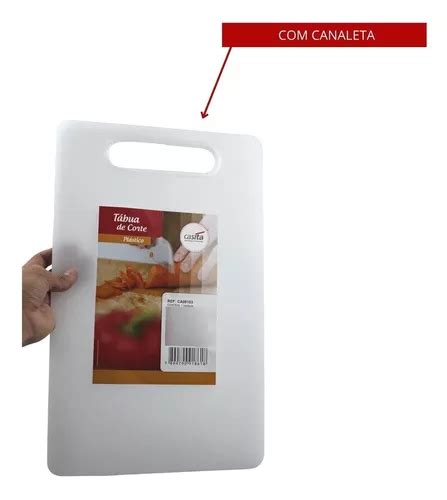 Tábua Placa De Polietileno Carnes Cozinha Prof 37x23x8 Frete grátis