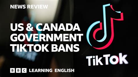 Us And Canada Government Tiktok Bans Bbc News Review Youtube