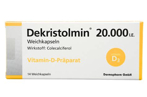 Dekristolmin 20 000 I E Weichkapseln Wirkung Nebenwirkungen