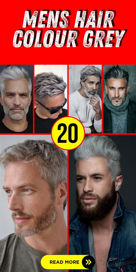 Grey Hair Ideas For Morena And Brunette Men Embrace The Silver Grey Hair Men Mens Hair