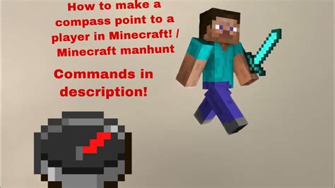 How To Make A Compass Point To A Player In Minecraft Manhunt YouTube