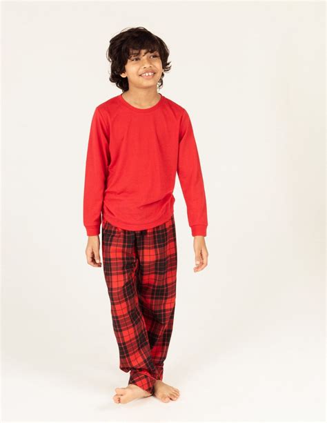 Kids Flannel Print Pajama Sets – Leveret Clothing