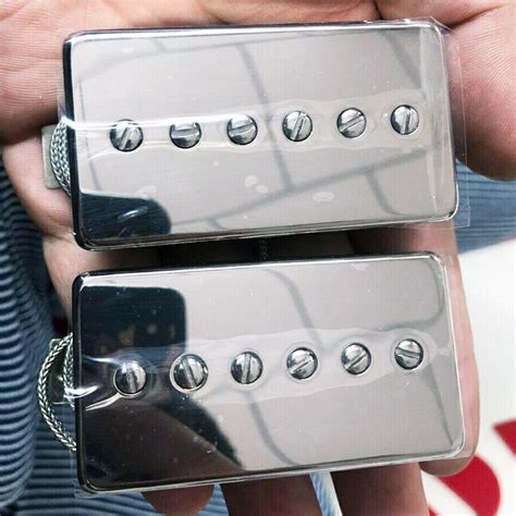 P90 Electric Guitar Pickups Alnico 5 Single Coil Set Of 2 Humbucker Size Pickups Ebay