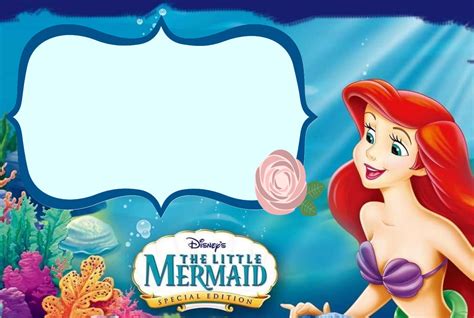 The Little Mermaid Invitation Template – Invitations Online