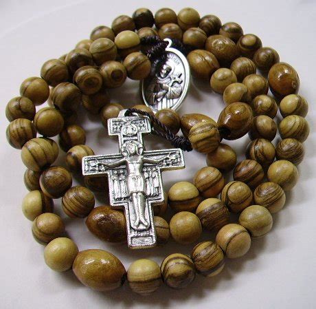 Home Accessories Religious Gifts Wood Bead Decade Cord Rosary With