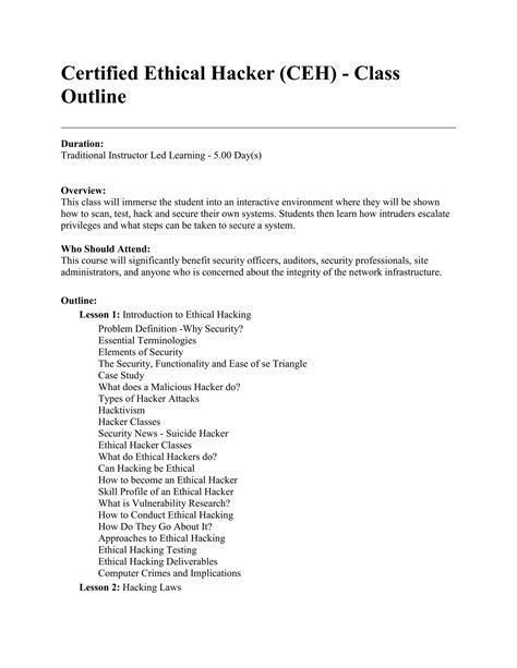 Ceh Certified Ethical Hacker Pdf