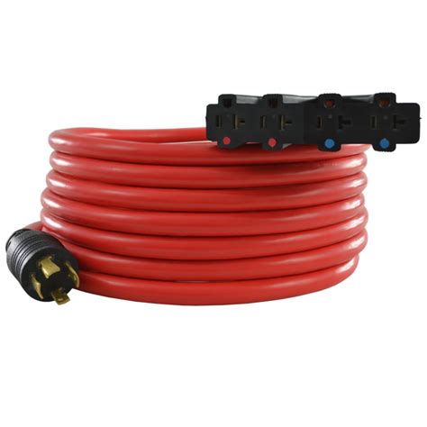 Conntek Generator Cords With 4 Outlets L14 30p To 4 5 15 20r