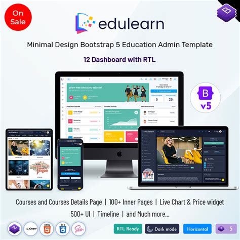 Education Lms Dashboard Bootstrap Admin Template