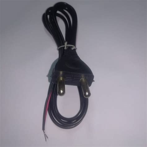 PVC 6A 2 Pin Black Power Cord For EQIPMENTS At Rs 19 50 Piece In