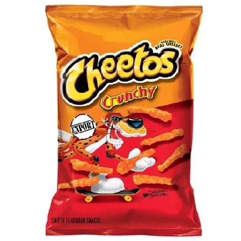 Cheetos Crunchy Original Cheese Flavoured Snack Chips Twists 227g The Lolly Barn