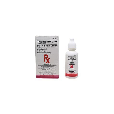 Tricort Triamcinolone Acetonide 01 Scalp Lotion 25ml Price In The