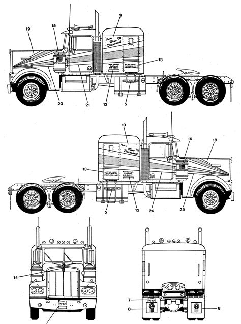 Parts Breakdown Sheet For Kenworth W