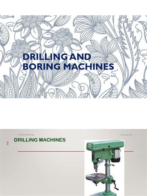 DRILLING BORING Explained | PDF | Drilling | Drill