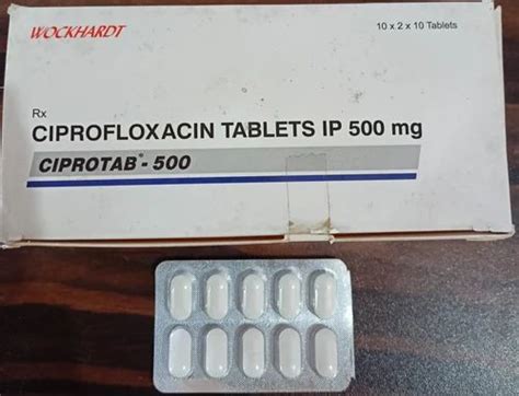 500 Mg Ciprofloxacin Tablets At Rs 270 Box Ciprofloxacin HCL Tablets