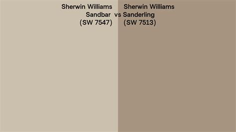 Sherwin Williams Sandbar Vs Sanderling Side By Side Comparison