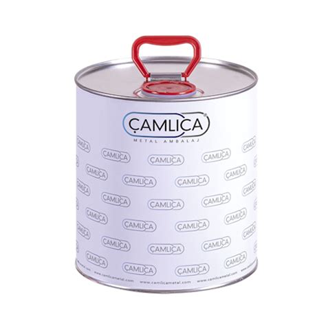 Aml Ca Metal Ambalaj Liter Cylinder Tin Box