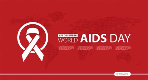 Premium Vector World Aids Day Poster Layout Design Vector Illustration