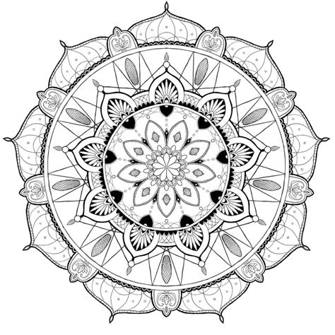 Disegni Di Mandala Da Colorare Stampa Gratuitamente