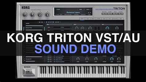 Korg Triton Vst Plugin Sound Demo No Commentary Korg Collection