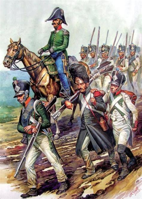 Italian Infantry Kingdom Of Italy Napoleonic Wars Italian Army