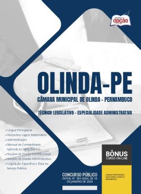 Apostila C Mara De Olinda Pe T Cnico Legislativo