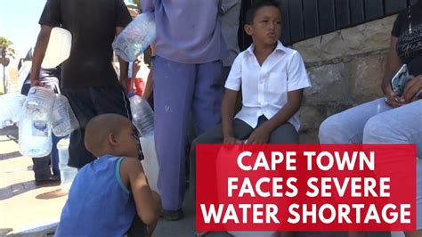 Water Shortage Takes Grip Of Cape Town During Severe D Rought Youtube