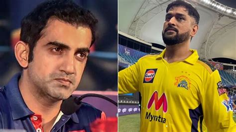 Gautam Gambhir Answers Whether Ms Dhoni Is Ipl S All Time Best Captain