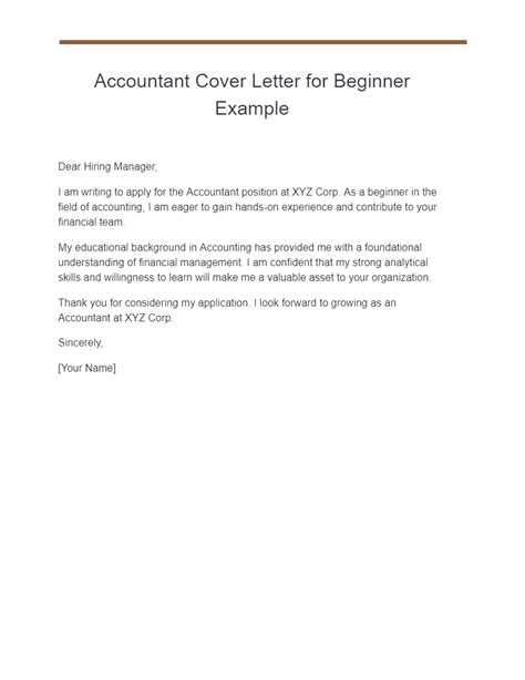 Accountant Cover Letter 21 Examples Format How To Write Pdf