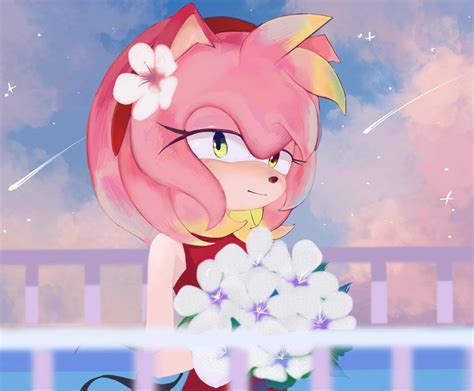 Amy Fanart 🌹 | Sonic the Hedgehog! Amino