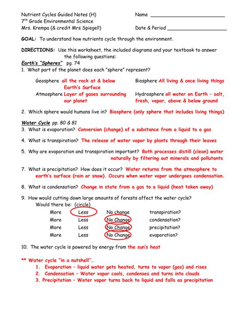 Human Impact On The Environment Webquest Answer Key Human Impact On